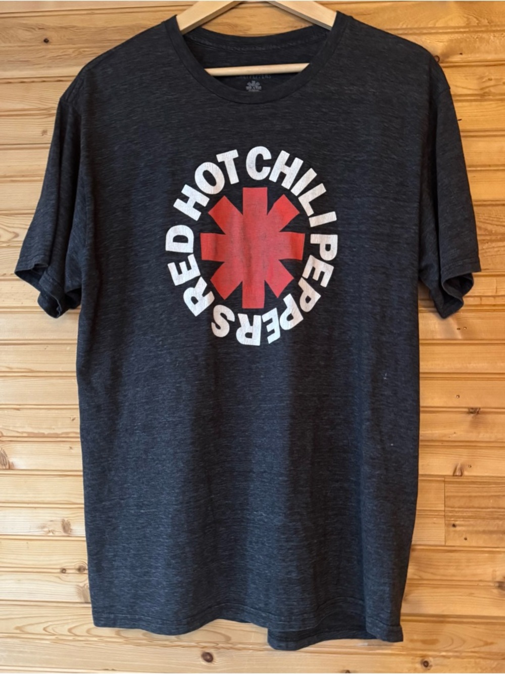 Red Hot Chili Peppers T-Shirt XL Black Alternative Rock Band Tee Distressed